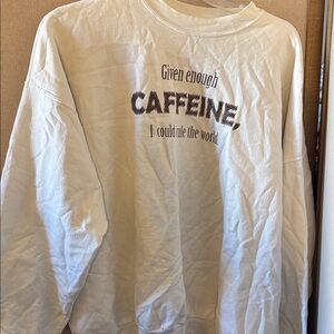 FINAL MARKDOWN Hanes Graphic White Sweatshirt 3X